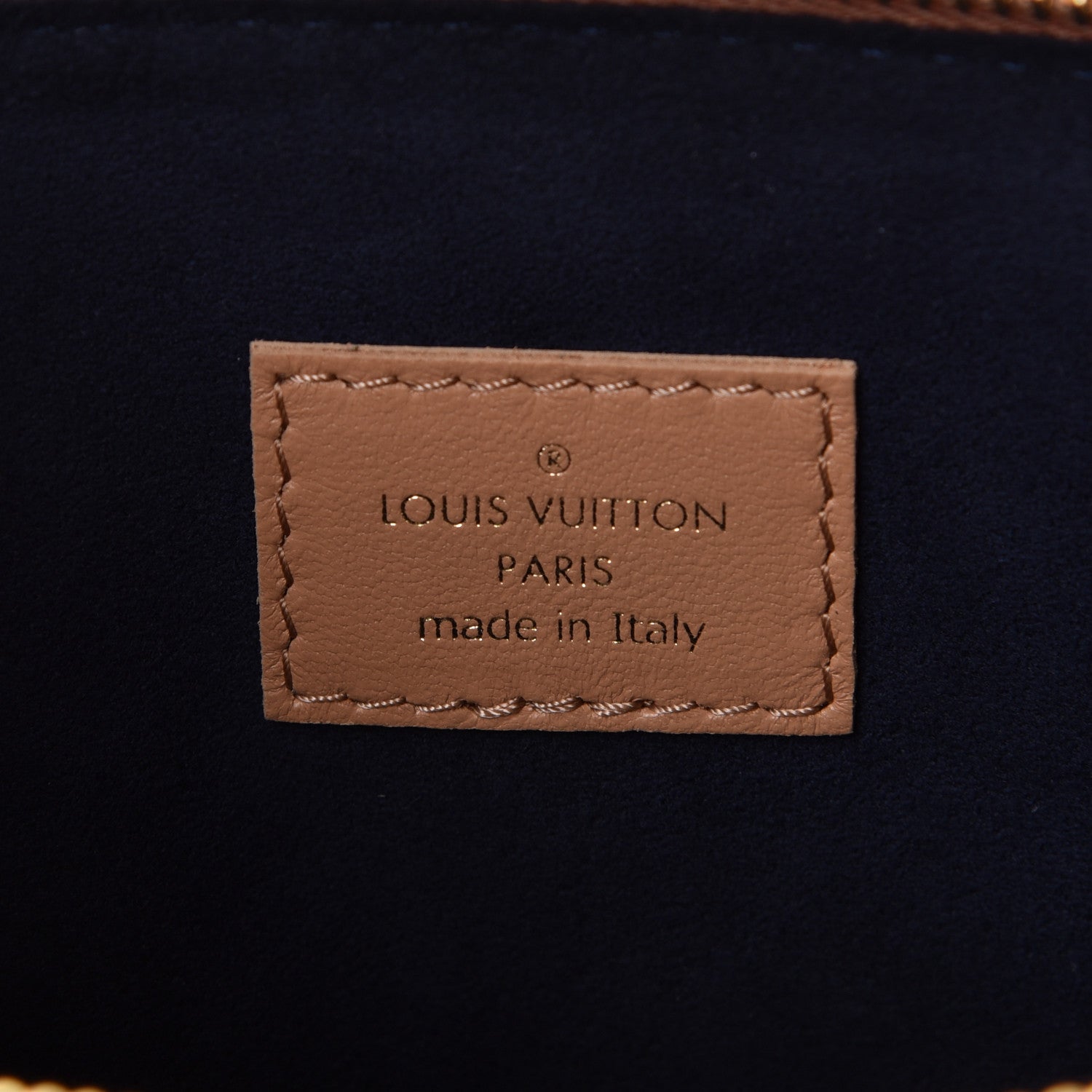 Louis Vuitton Lambskin Embossed Monogram Coussin PM Camel 6 of 11