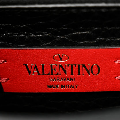 Valentino Garavani Vitello Rockstud Side Slip Crossbody Black 6 of 9