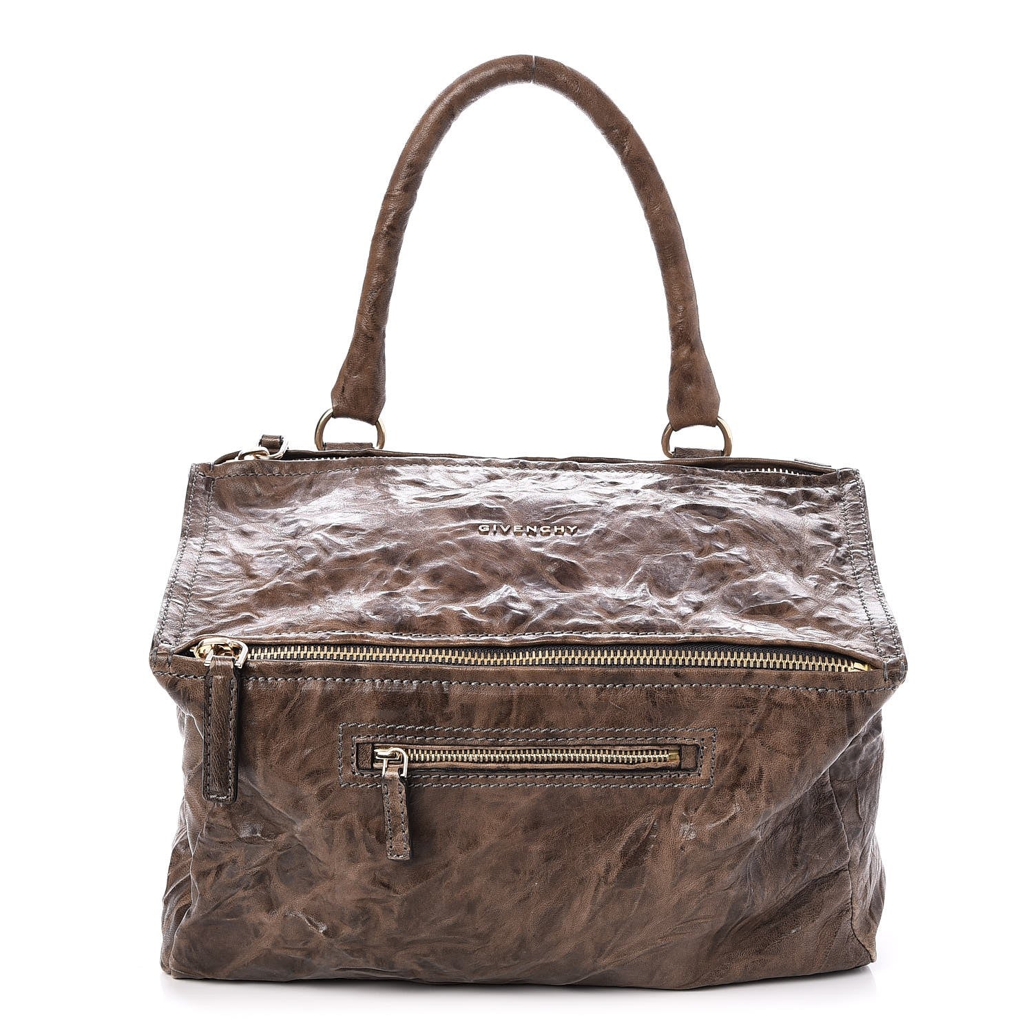 Givenchy Tumbled Sheepskin Medium Pandora Charcoal 1 of 8