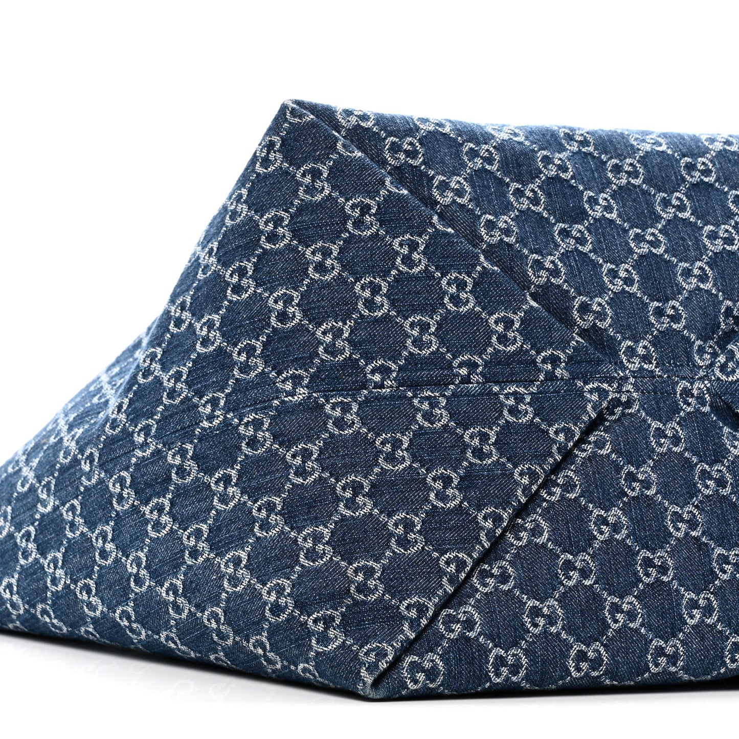 New Denim GG Monogram Calfskin Large Totissima Tote Blue