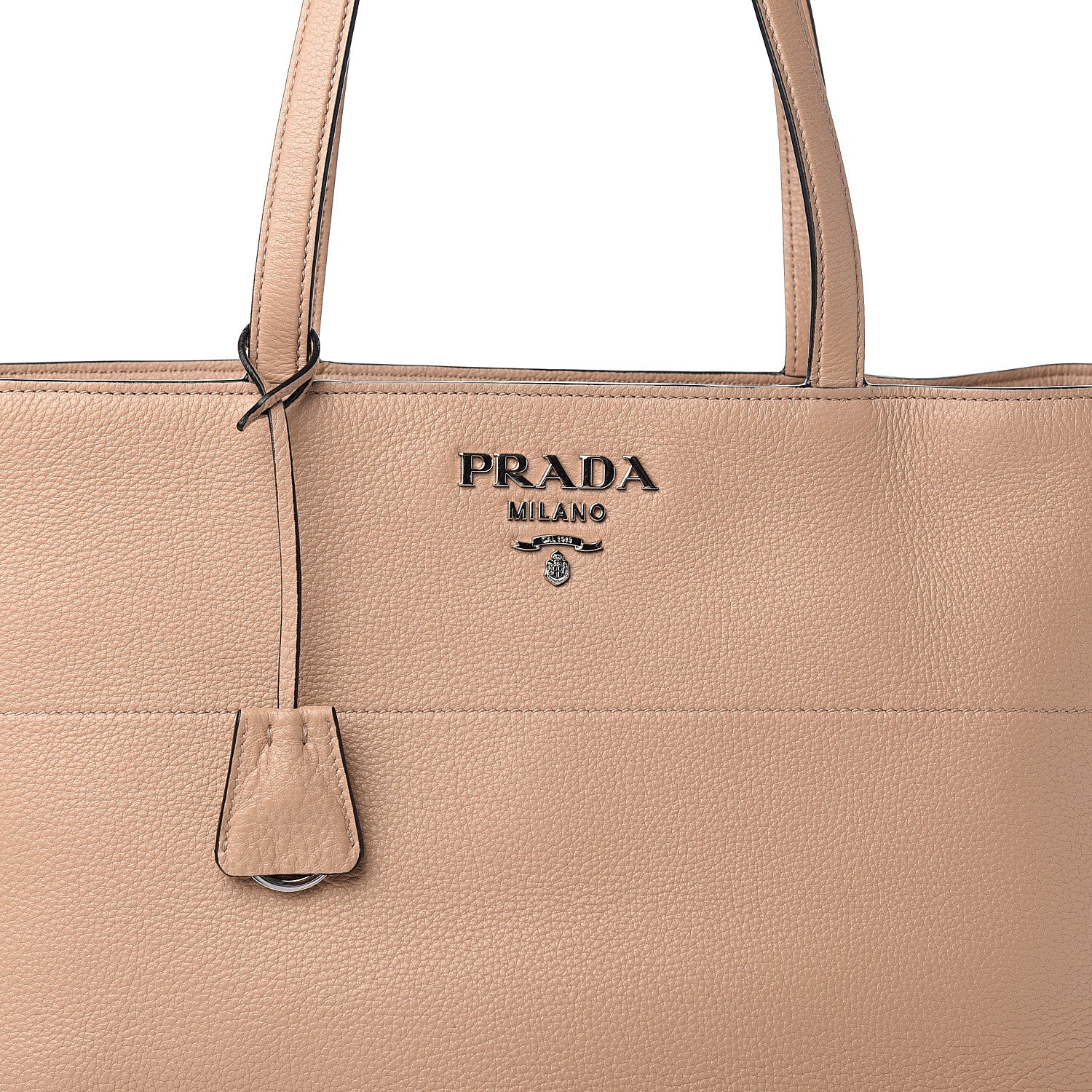 Prada Vitello Phenix Zip Shopping Tote Cammeo 8 of 8