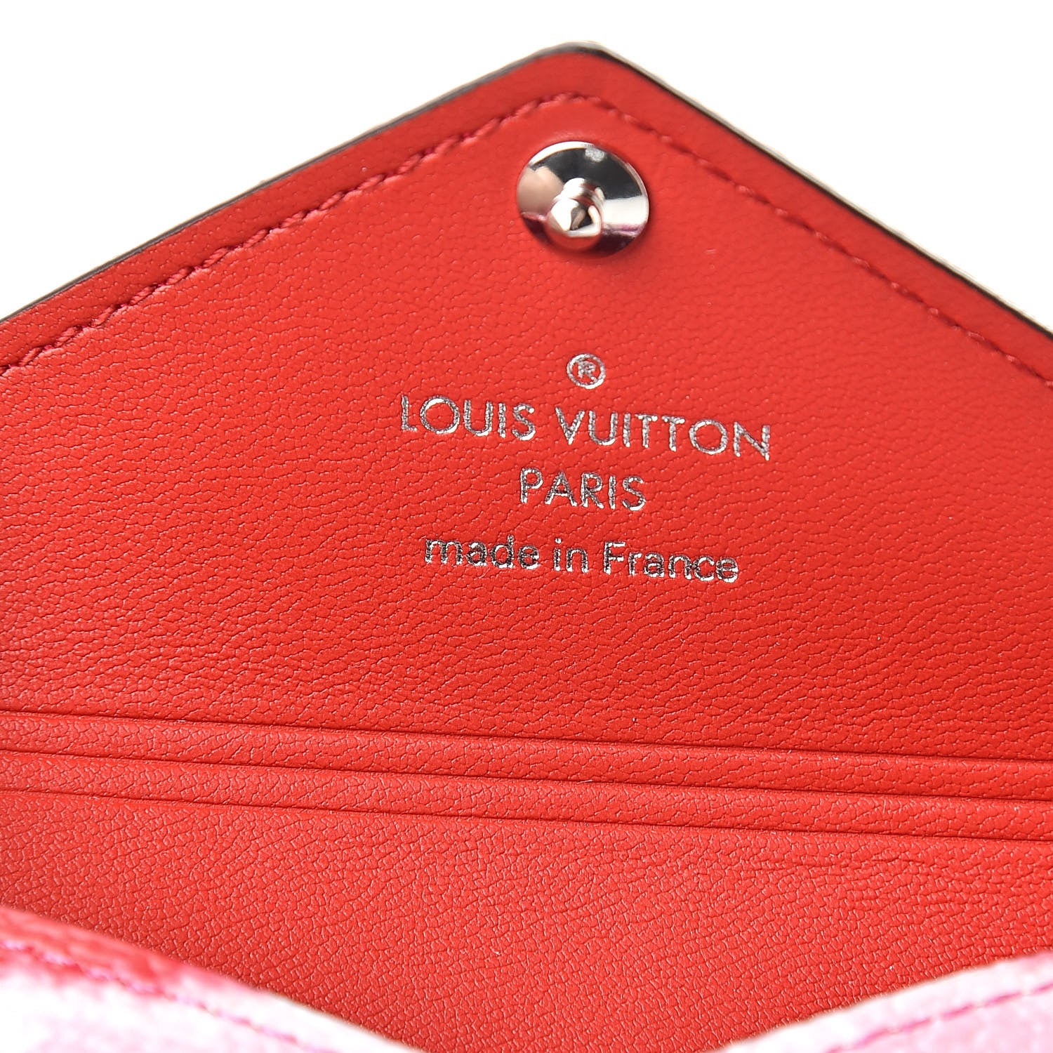 Louis Vuitton Monogram Escale Small Kirigami Pochette Insert Red 6 of 7