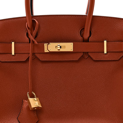 Hermes Taurillon Novillo Birkin 30 Cuivre 8 of 11