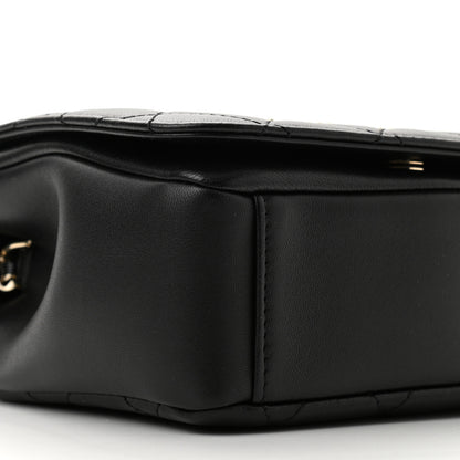 Chanel Lambskin Quilted Studded Beauty Begins Flap Black 8 of 10