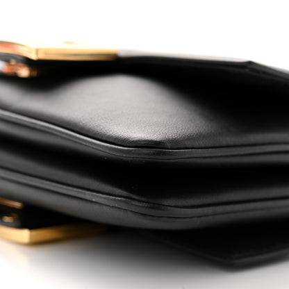 Fendi Vitello Grace Matte Duo Baguette Black 11 of 13