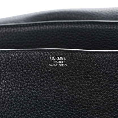 Hermes Taurillon Clemence Steve Caporal Messenger Black 6 of 16