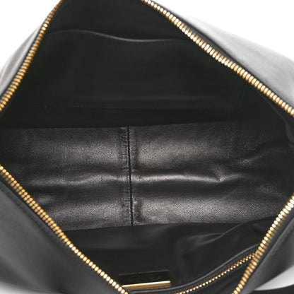 Prada Soft Calfskin Aimee Shoulder Bag Black 4 of 8
