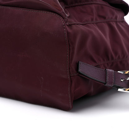 Prada Tessuto Nylon Vela Medium Backpack Bordeaux 9 of 14