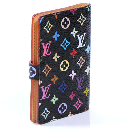 Louis Vuitton Monogram Multicolor Carnet de Bal Mini Agenda Cover Black 3 of 7