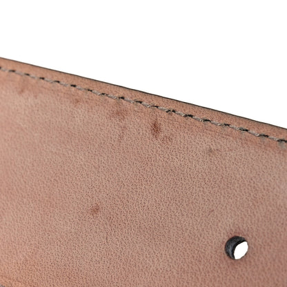 Gucci Metallic Guccissima Signature Interlocking G 40mm Belt 90 36 Cognac Brown 6 of 8