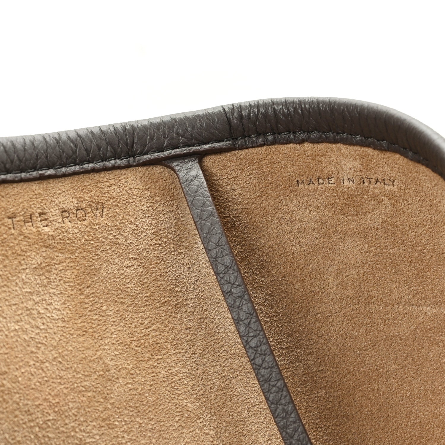 The Row Grained Calfskin Large N/S Park Tote Elephant 6 of 9