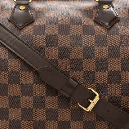 Louis Vuitton Damier Ebene Speedy Bandouliere 30 10 of 13