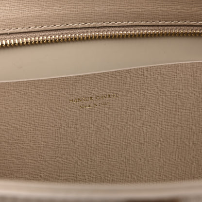 Mansur Gavriel Saffiano Small Zip Tote Beige 6 of 10