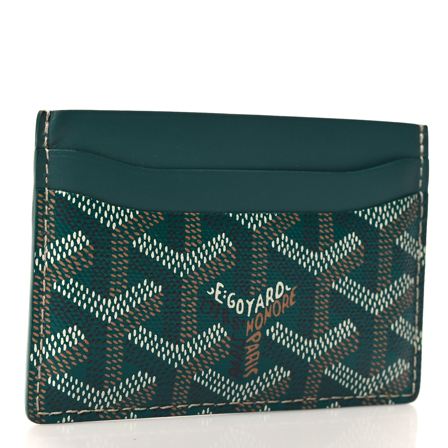 Goyard Goyardine Saint Sulpice Card Holder Green 3 of 7