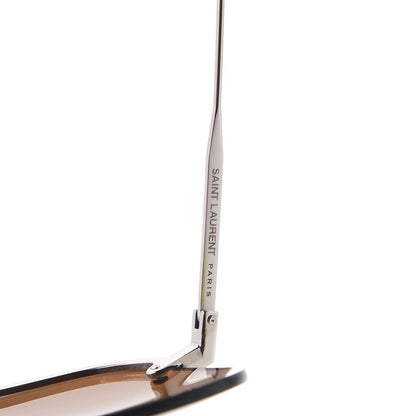 Saint Laurent Aviator Classic 11 Sunglasses Brown 7 of 7