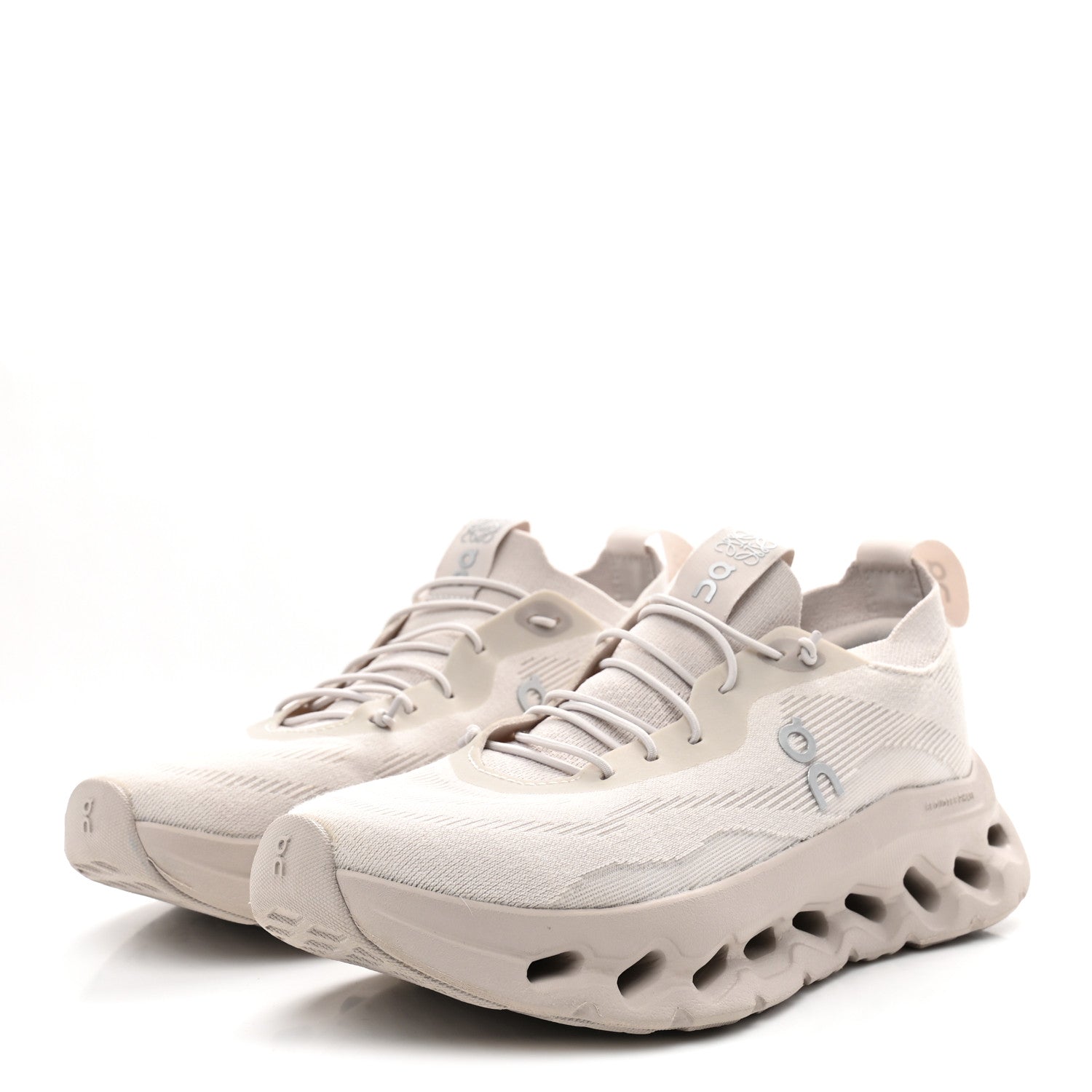 Loewe X ON Recycled Polyester Womens Cloudtilt Sneakers 38 Sand 4 of 9