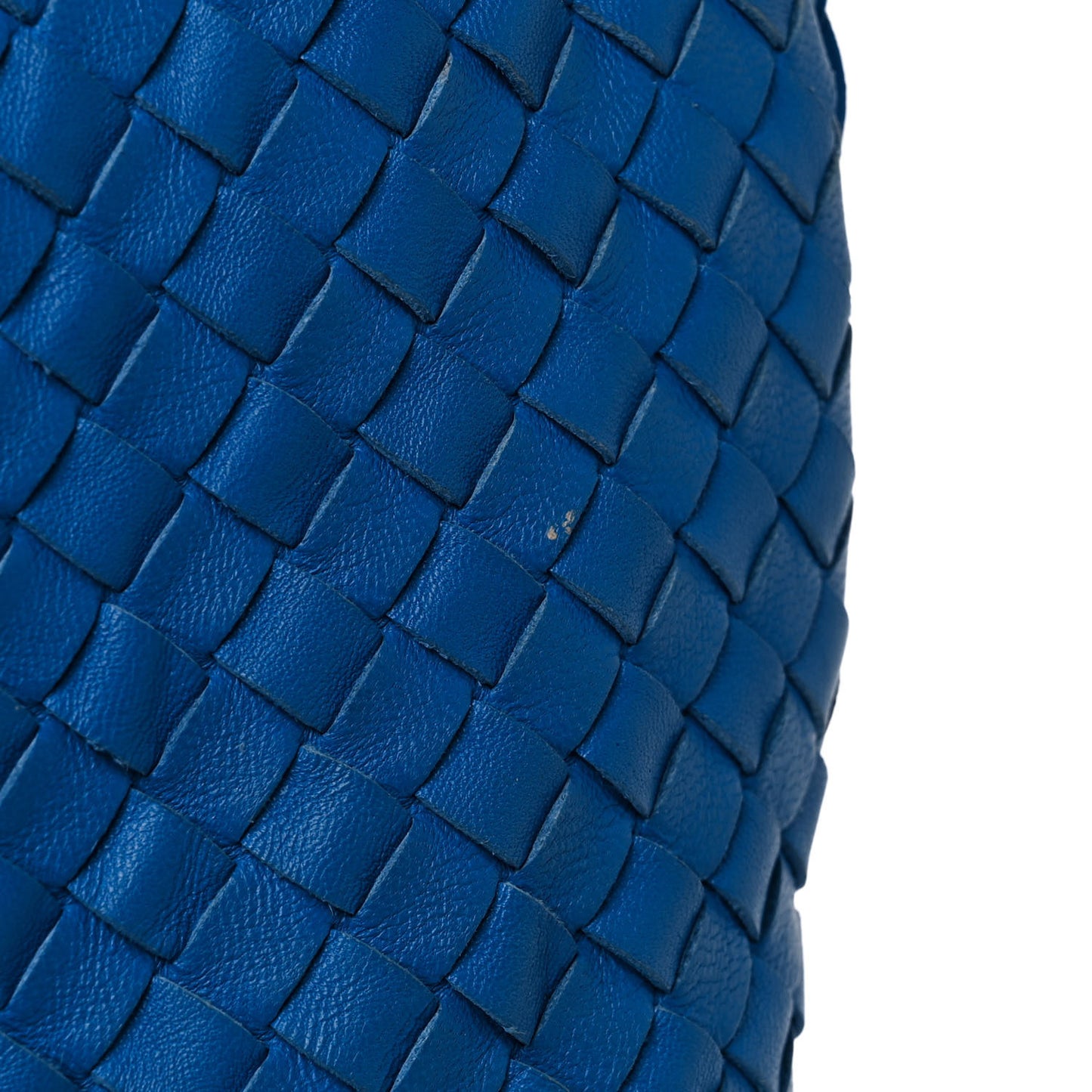 Nappa Intrecciato Large Veneta Hobo Signal Blue
