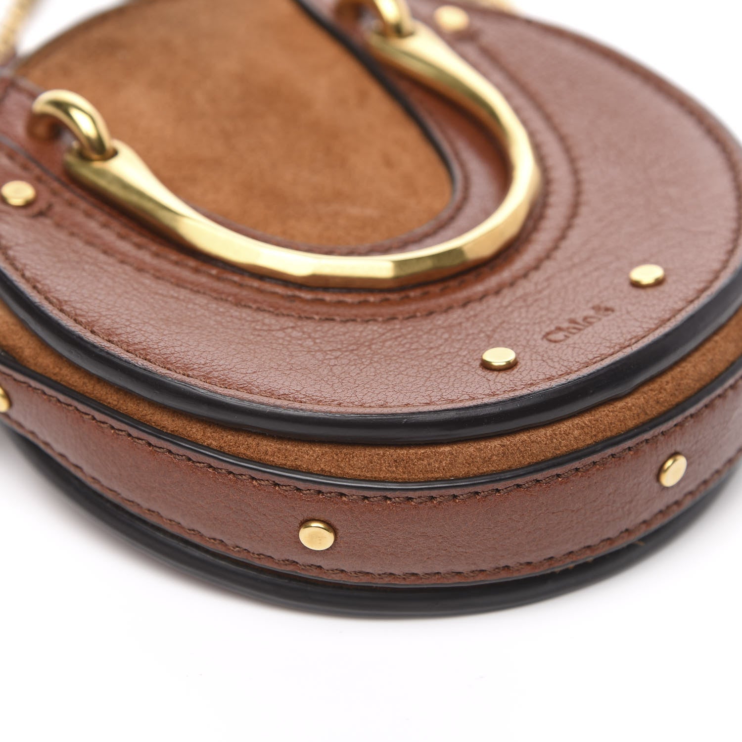 Chloe Goatskin Suede Mini Pixie Bag Saffron Red 9 of 11
