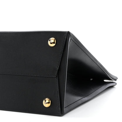 Valentino Garavani Printed Calfskin VLTN Tote Black 10 of 12