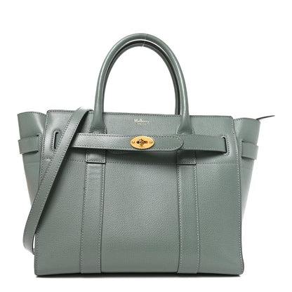 Mulberry Small Classic Grain Mini Zipped Bayswater Light Green 1 of 9