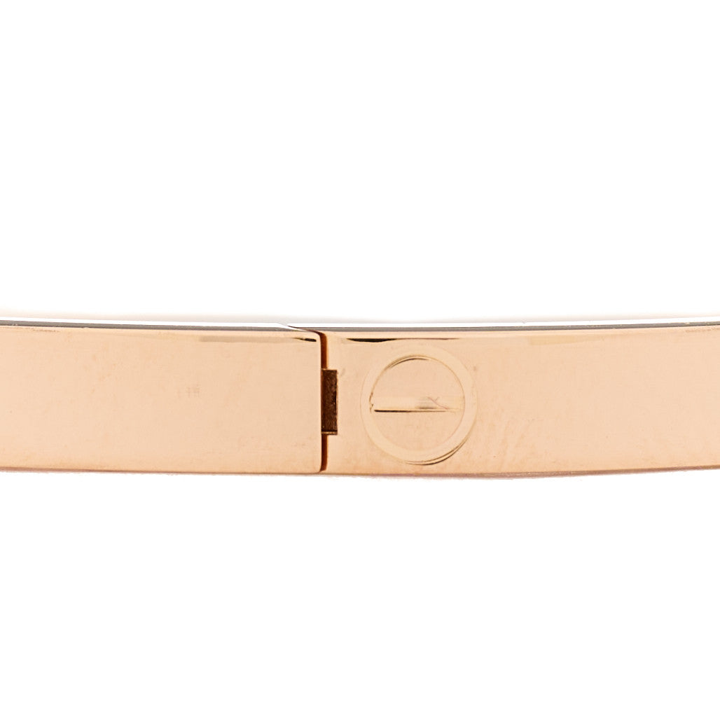 Cartier 18K Pink Gold Small LOVE Bracelet 16 6 of 8