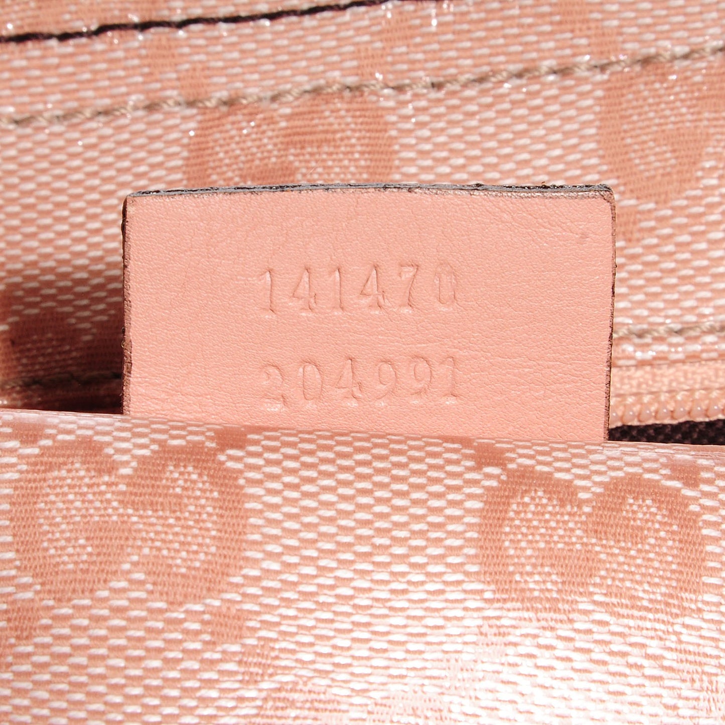 Crystal Monogram Medium Abbey Tote Blush