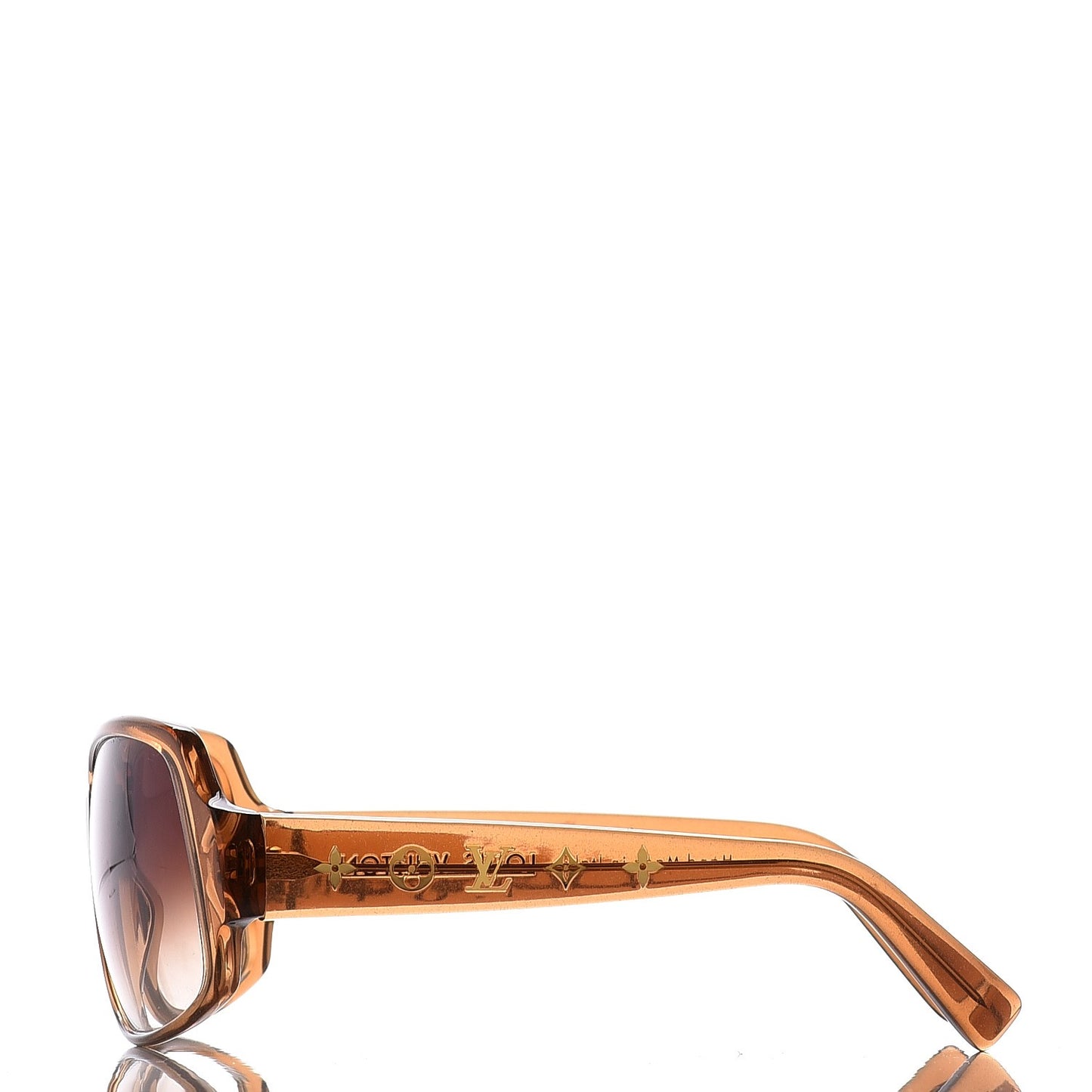 Acetate Obsession Carre Sunglasses Z0025W Glitter Honey