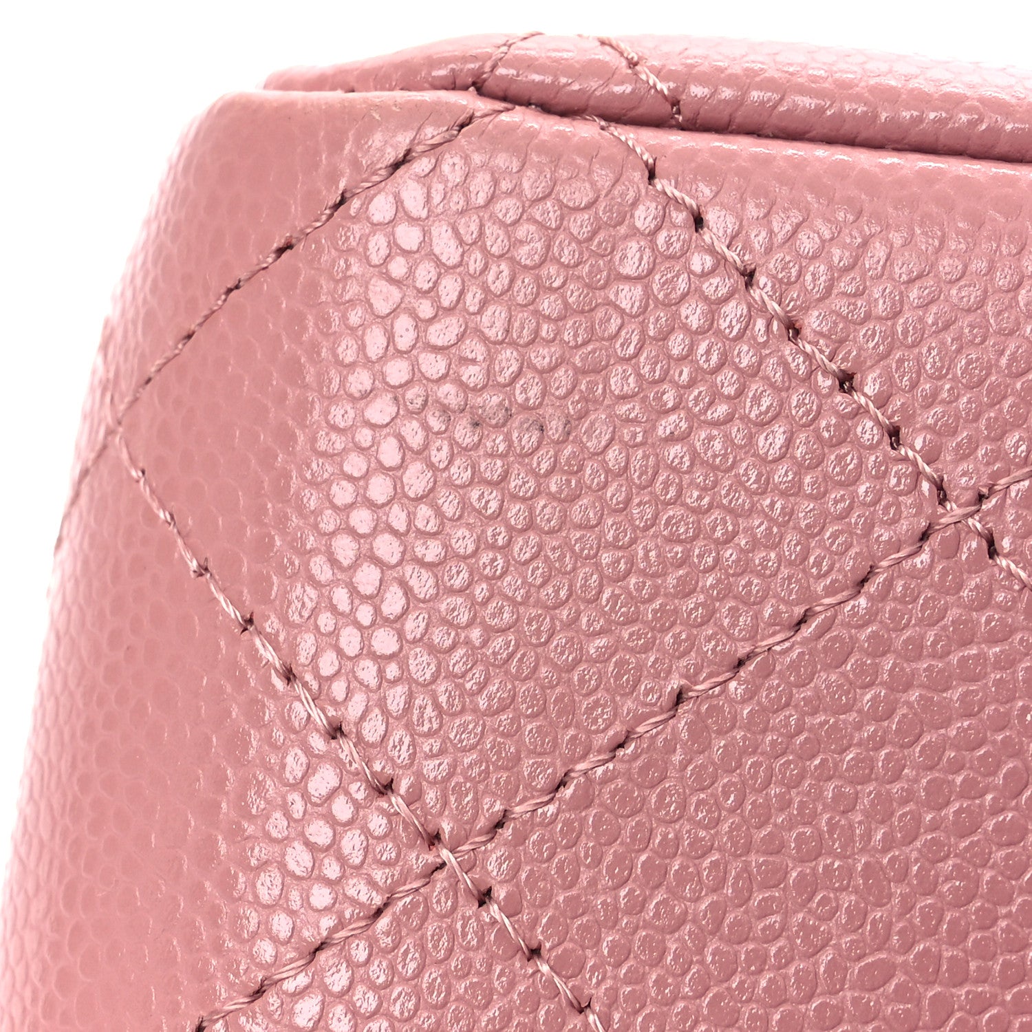 Chanel Caviar Quilted Medium Double Flap Pink 12 of 12