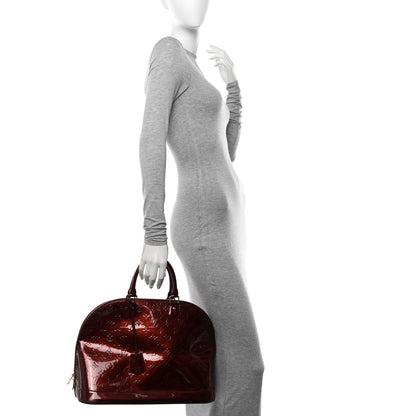 Louis Vuitton Vernis Alma MM Rouge Fauviste 2 of 11