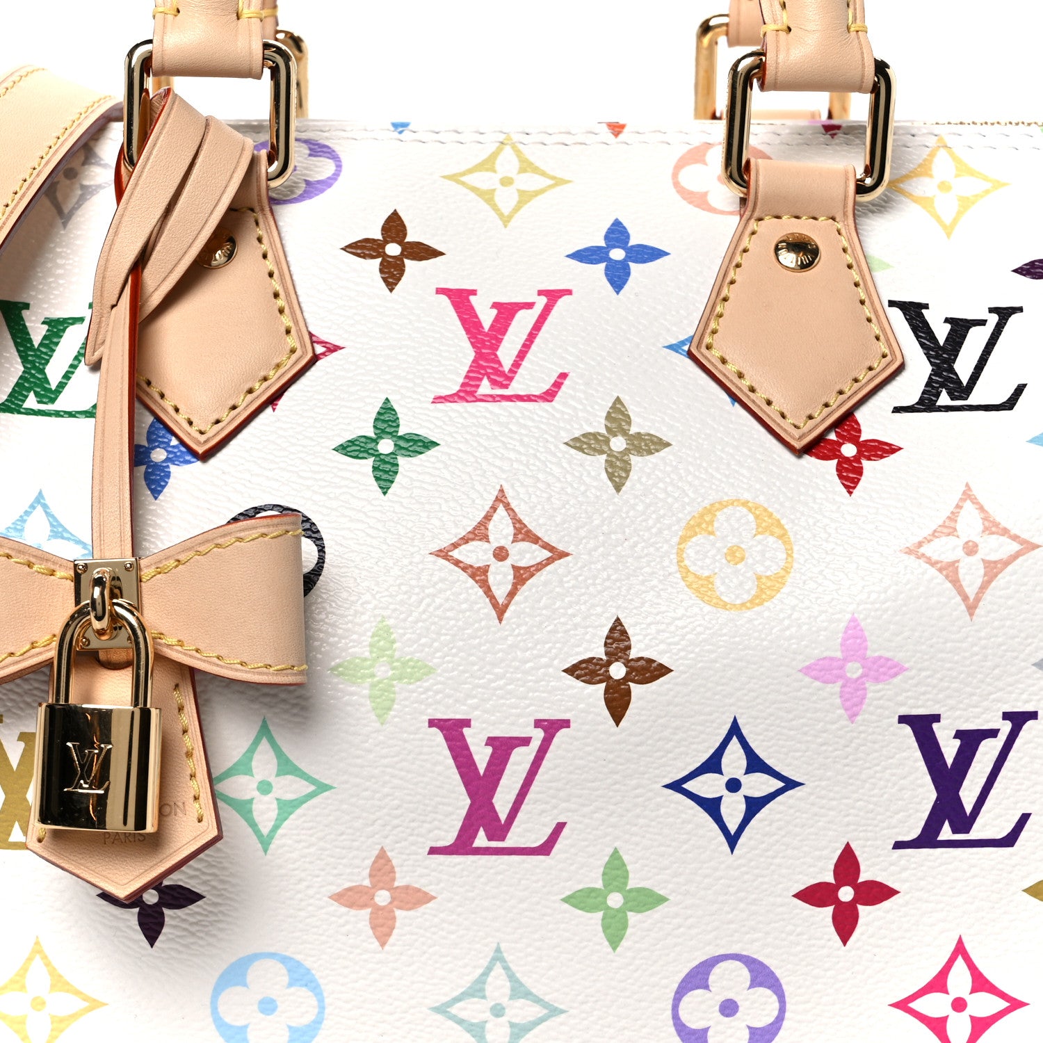 Louis Vuitton LV X TM Monogram Multicolor Speedy Bandouliere 25 White 8 of 10