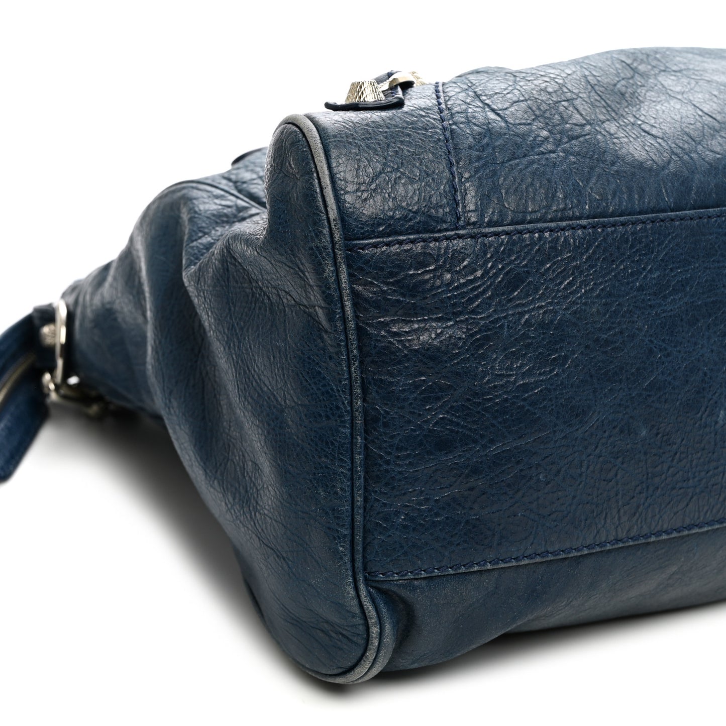 Agneau Giant 12 Silver Hardware Velo Bleu Mineral