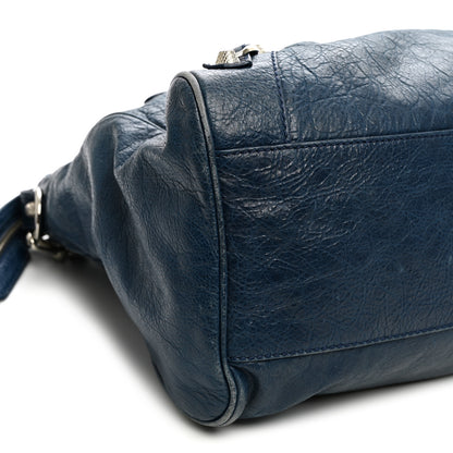 Balenciaga Agneau Giant 12 Silver Hardware Velo Bleu Mineral 10 of 14