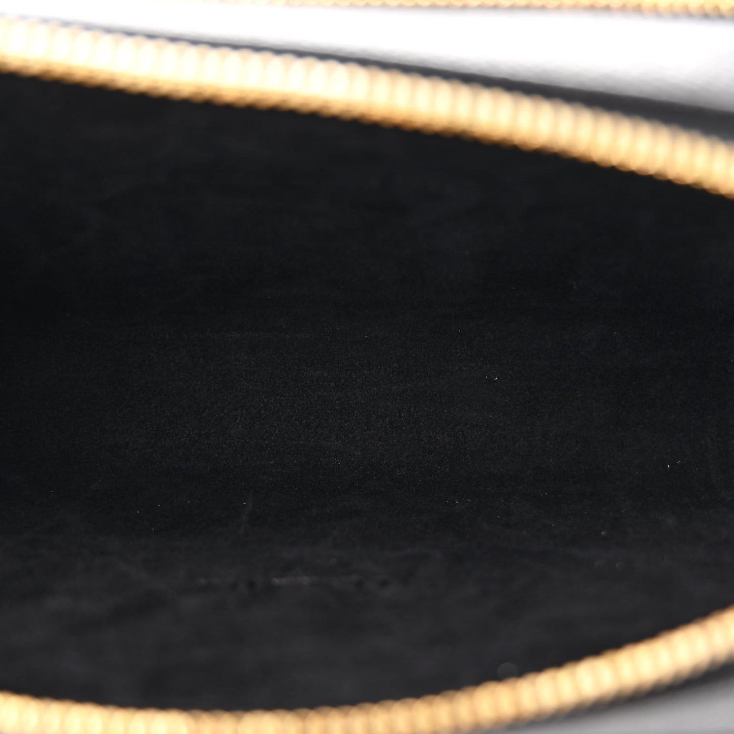 Grained Calfskin Caro Double Pouch Black