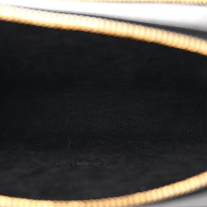 Christian Dior Grained Calfskin Caro Double Pouch Black 5 of 10
