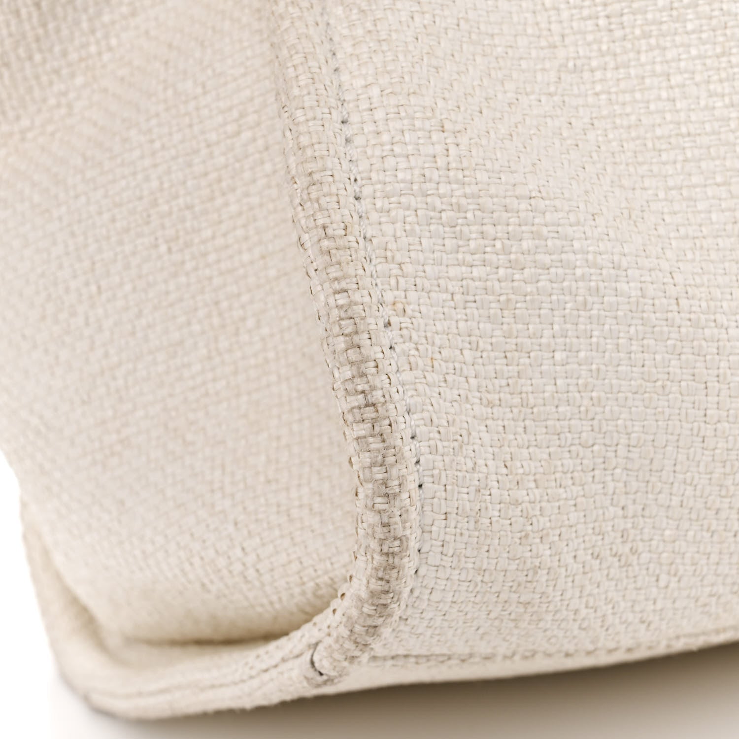 Chanel Woven Straw Raffia Medium Deauville Tote White Navy 15 of 15