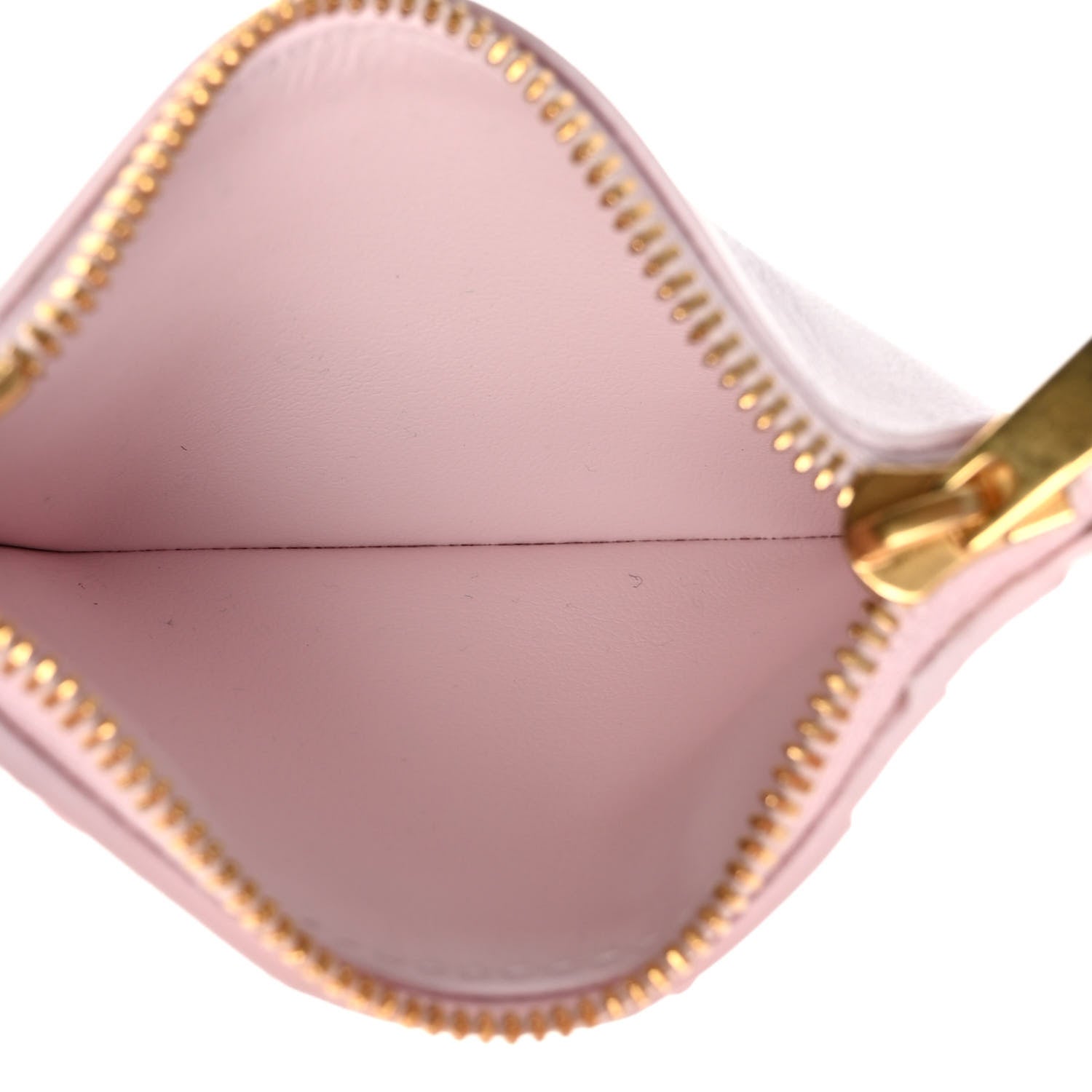 Bottega Veneta Calfskin Intrecciato Zip Card Holder Rosa 5 of 7