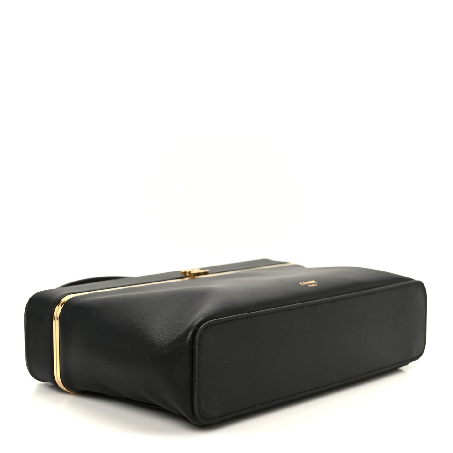 Supple Calfskin Rectangle Bag Black