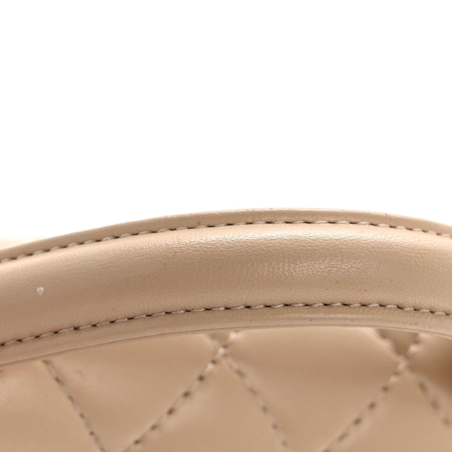 Chanel Lambskin Quilted Small Flap Top Handle Bag Beige 13 of 13