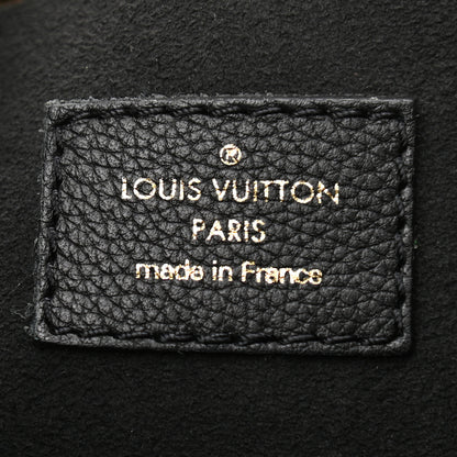 Louis Vuitton Calfskin Lockme Bucket MM Black 6 of 11