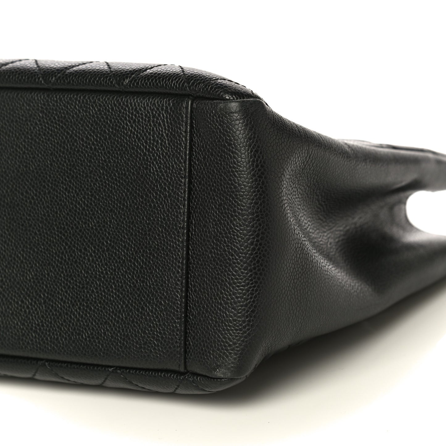 Caviar Quilted Grand Shopping Tote GST Black