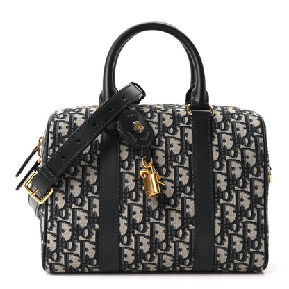 Christian Dior Oblique Groove 25 Bag Blue 1 of 10