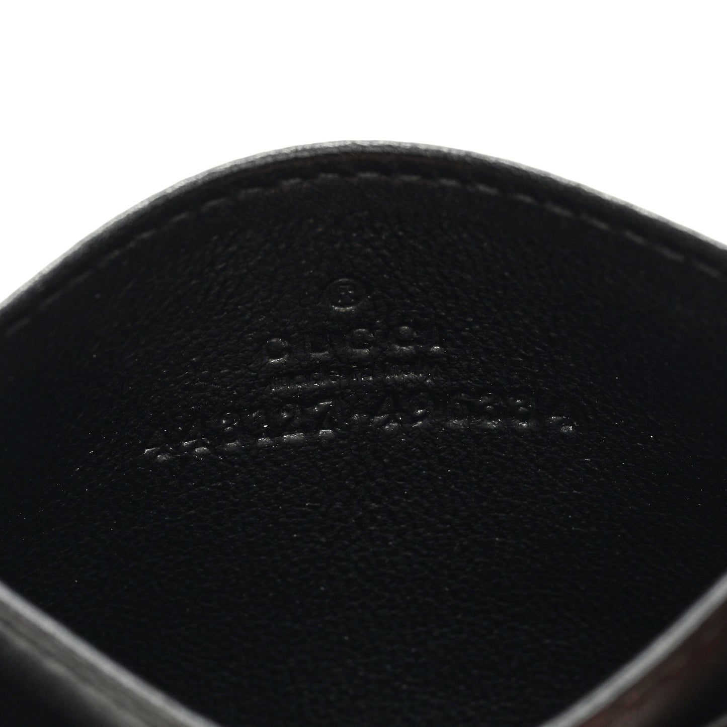 Calfskin Matelasse GG Marmont Card Holder Black