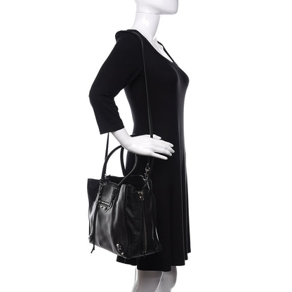 Balenciaga Veau Papier B4 Zip Around Tote Black 2 of 12