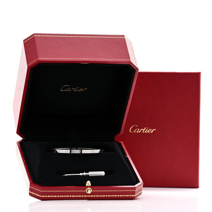 Cartier 18K White Gold Small LOVE Bracelet 16 8 of 8