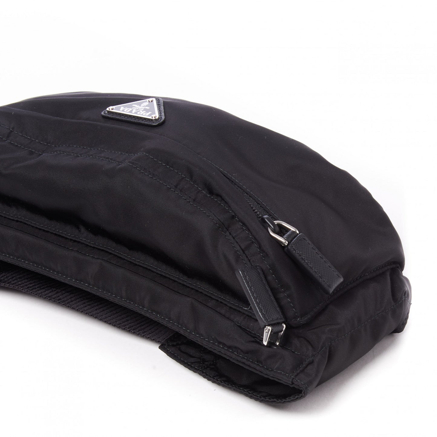 Tessuto Nylon Montagna Belt Bag Black