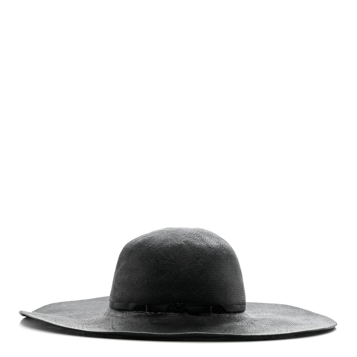 Woven CC Wide Brim Hat 57 Black