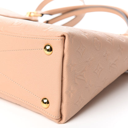 Louis Vuitton Empreinte V Tote MM Beige Rose Creme 10 of 11