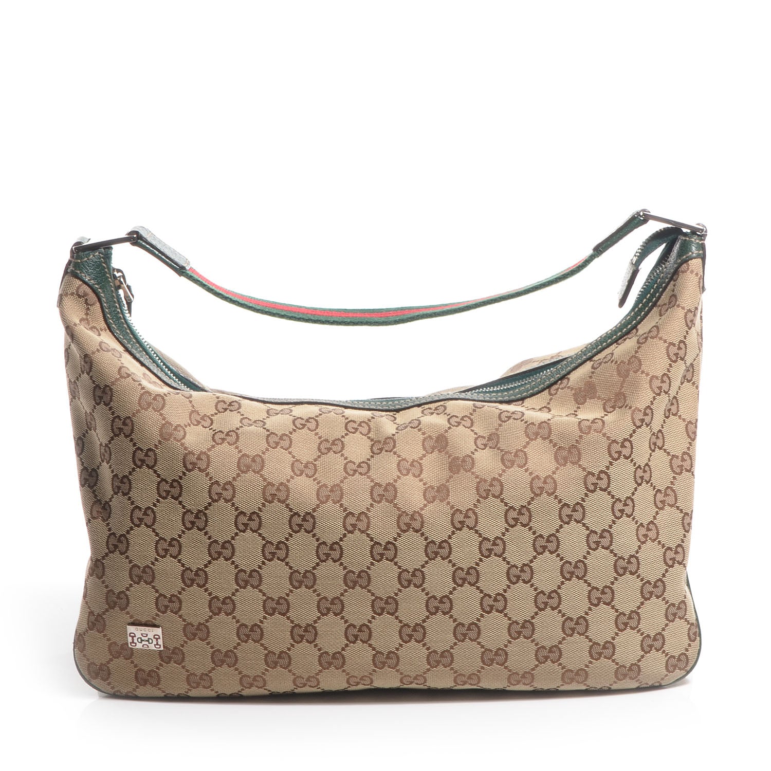 Gucci Monogram Medium Pop Hobo Green 1 of 7