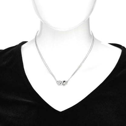 Tiffany Sterling Silver Figure 8 Pendant Necklace 2 of 4