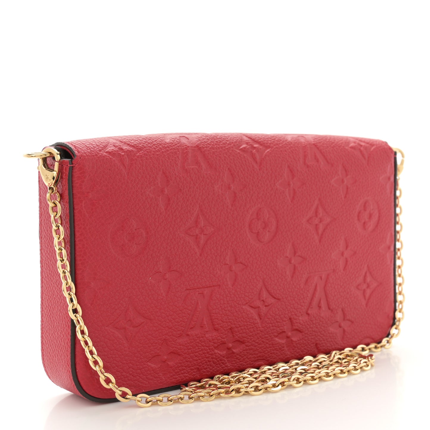 Empreinte Pochette Felicie Chain Wallet Scarlet